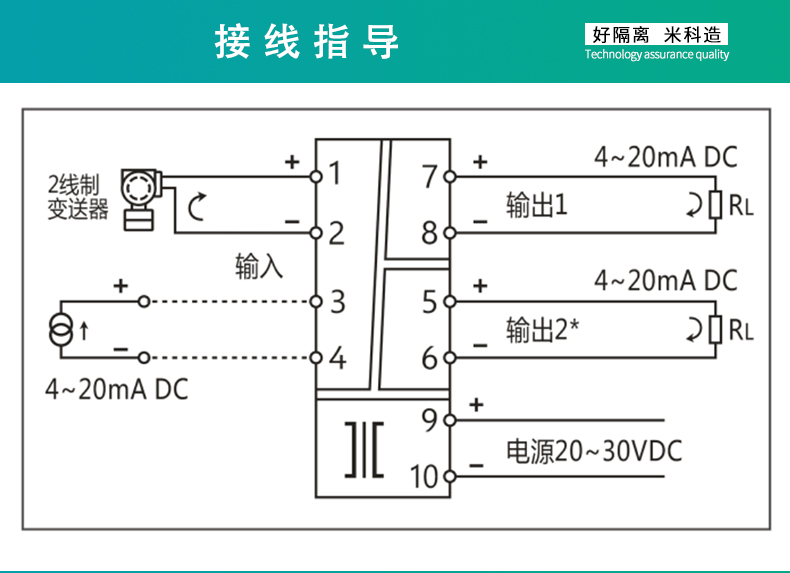 MIK-402E系列信號(hào)隔離器接線指導(dǎo)