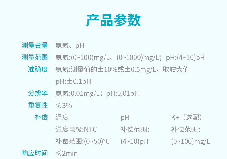 产品参数